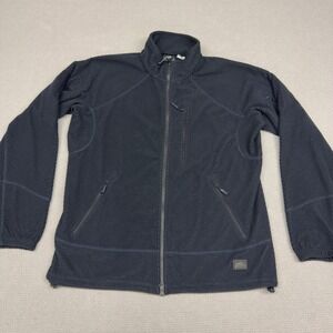 Helikon Tex Alpha Tactical Jacket Mens Medium Dark Blue Full Zip Grid Fleece